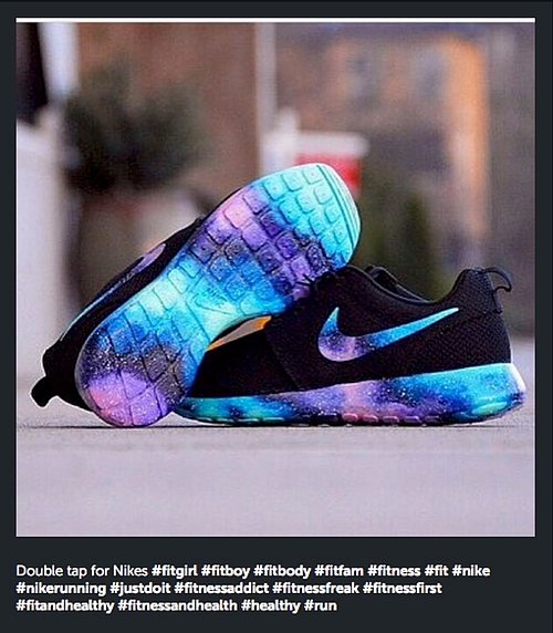 Branded Hashtag von Nike
