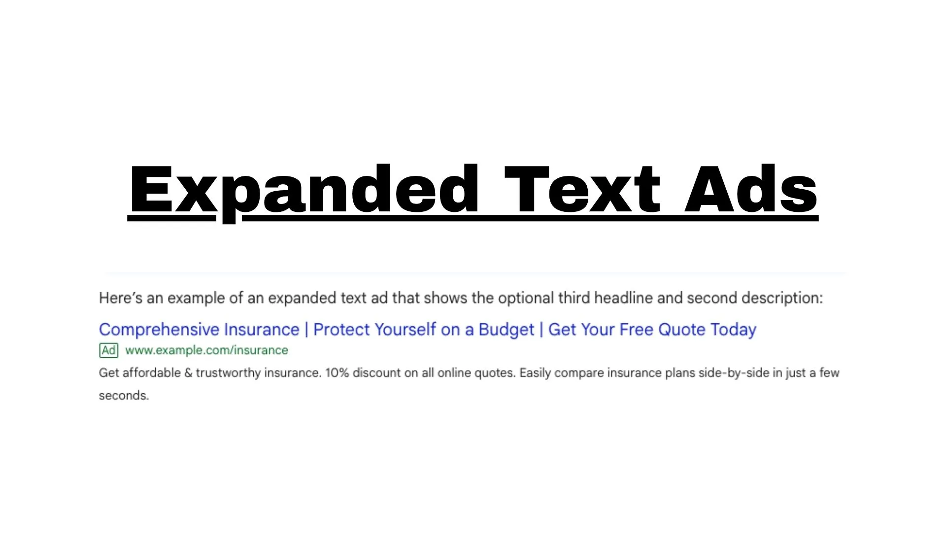 Expanded Text Ads ▷ ETA kompakt erklärt