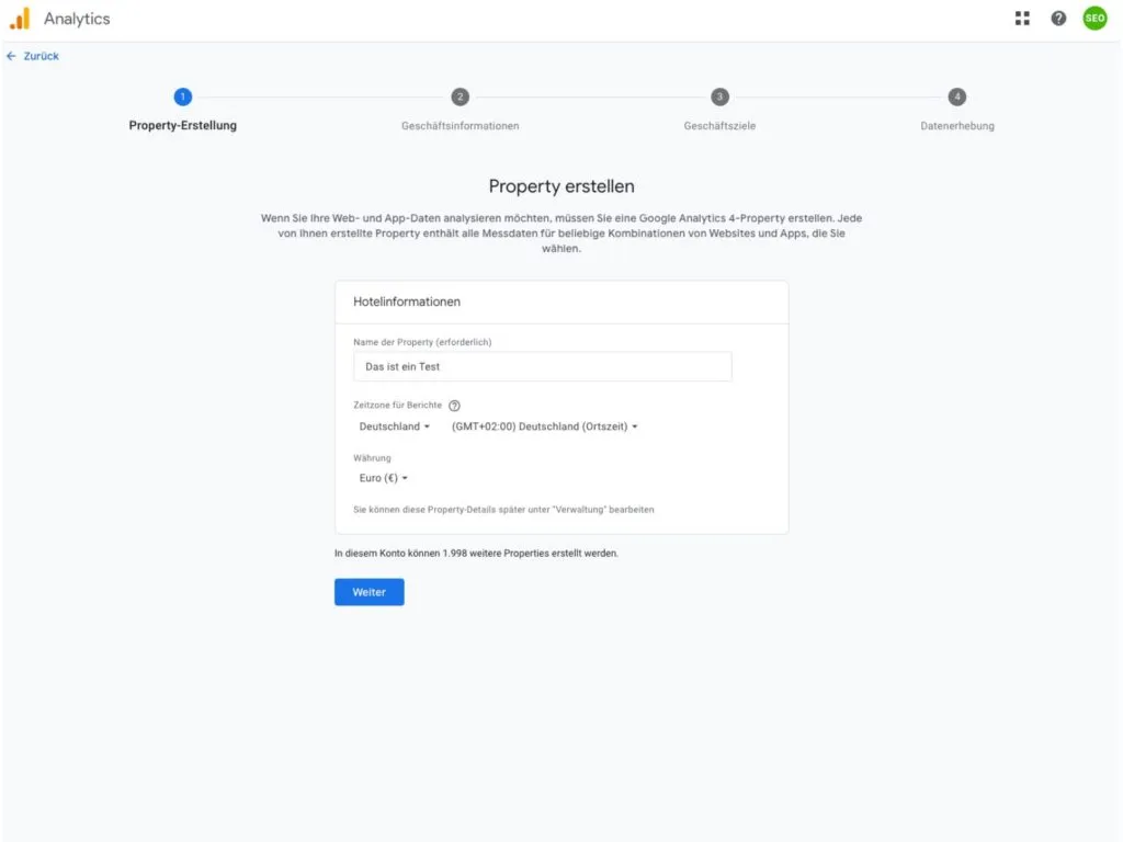 Google Analytics 4 & Google Tag Manager einrichten