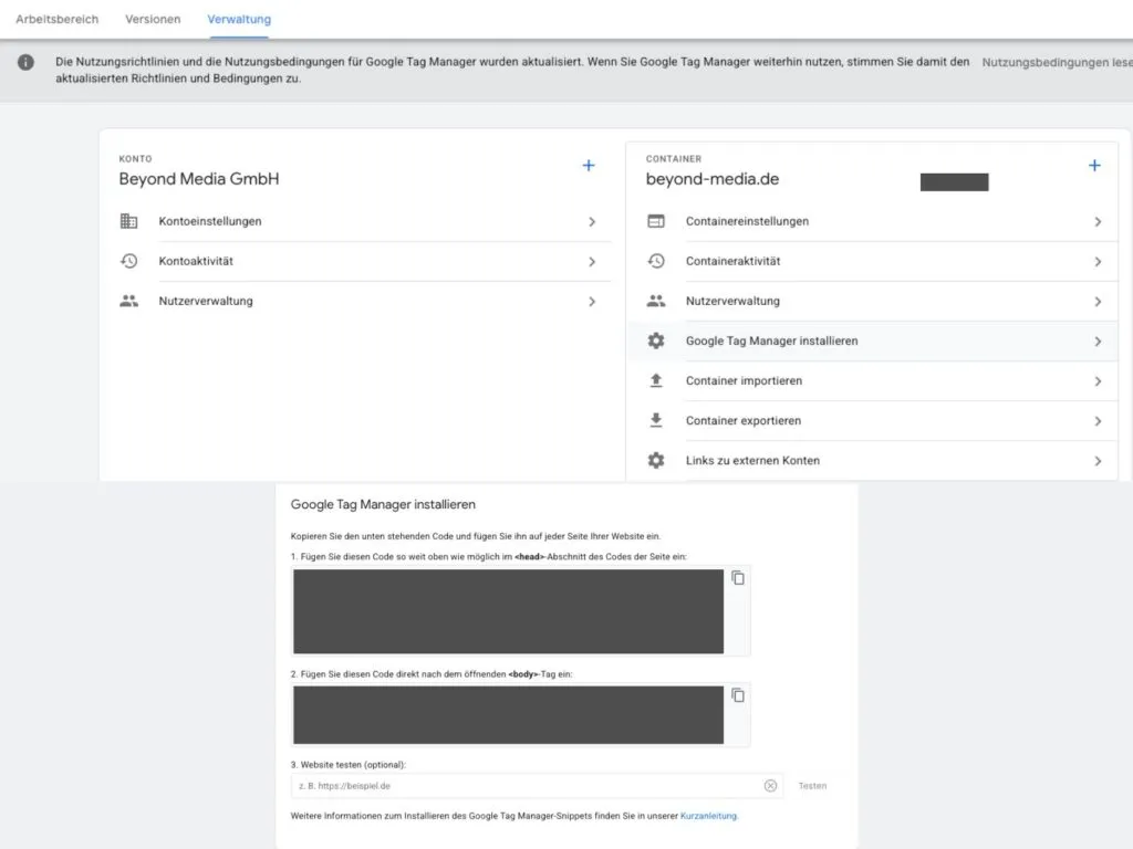 Google Analytics 4 & Google Tag Manager einrichten