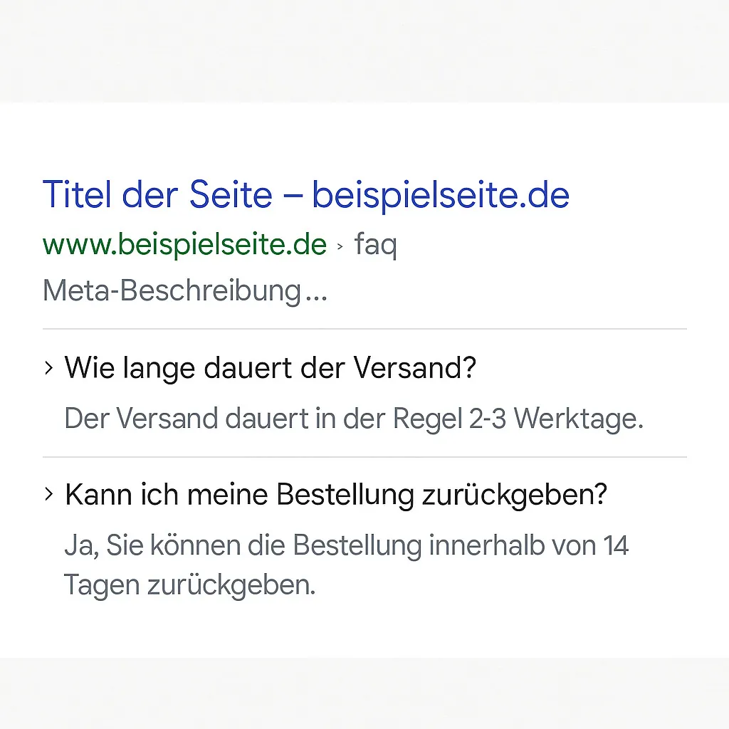 Schema Markup - - - Google-Rich-Results nutzen